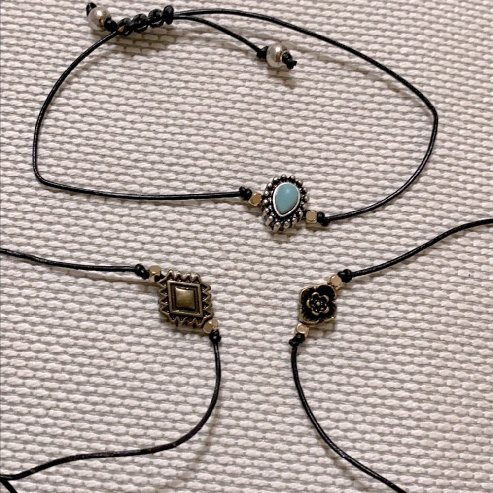 Set of 3 Adjustable Bracelets